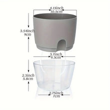 Load image into Gallery viewer, 4.1 Inch Self Watering Pots -  Wicking System