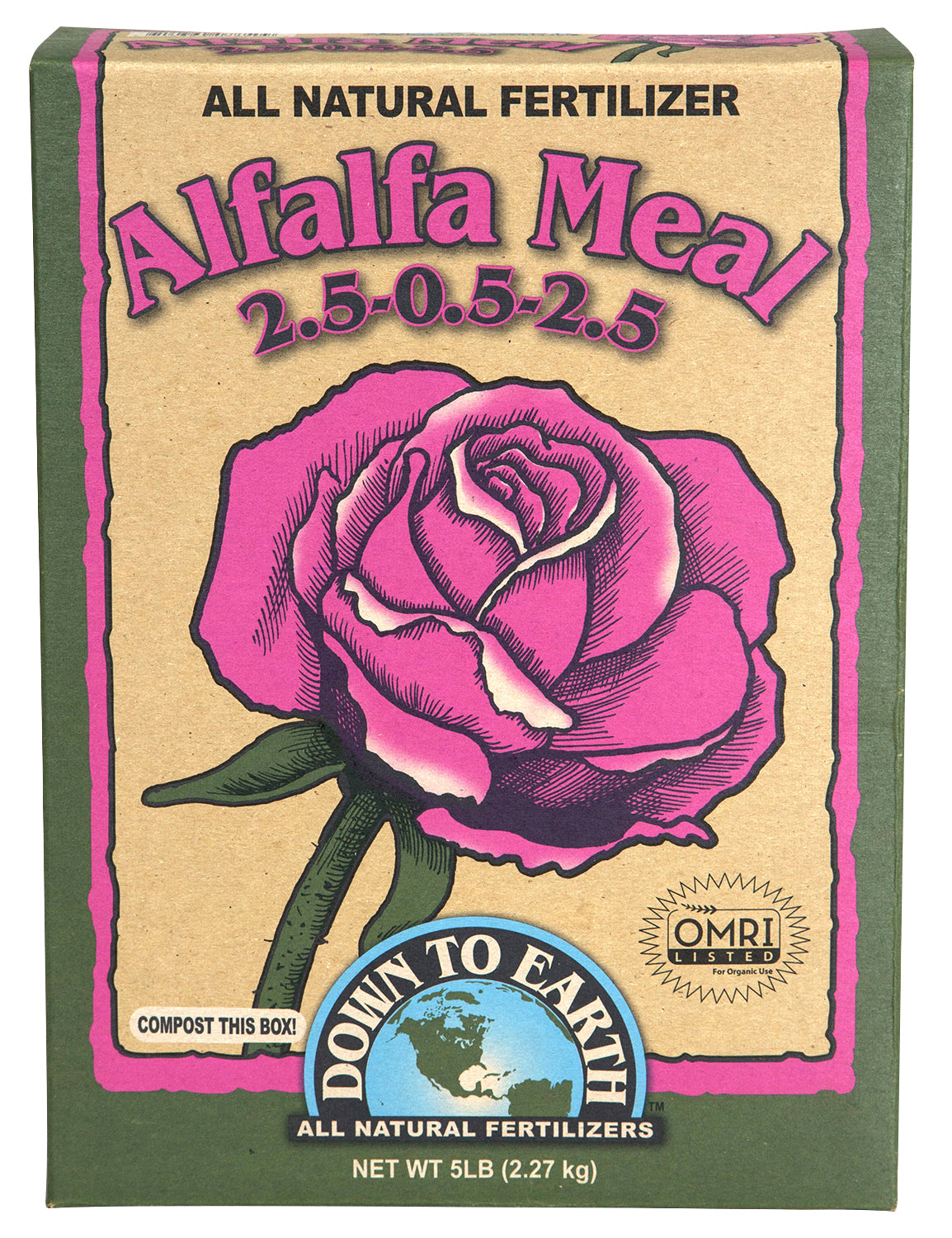 Down to Earth Alfalfa Meal Fertilizer - Thumbnail 2