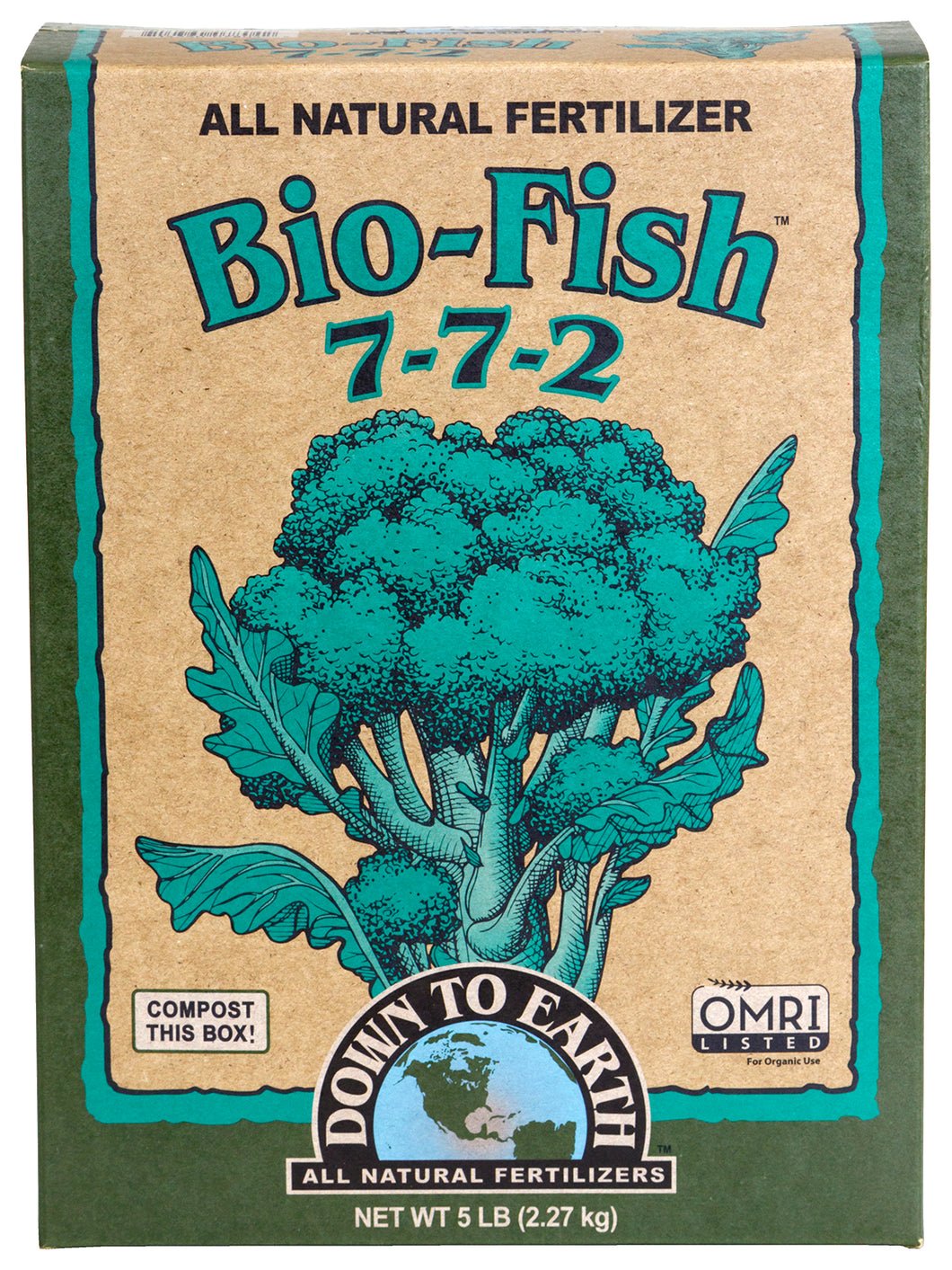 Down To Earth Bio-Fish 7 - 7 - 2 5lb