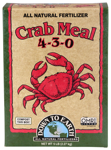 Down To Earth Crab Meal 4 - 3 - 0 5lb