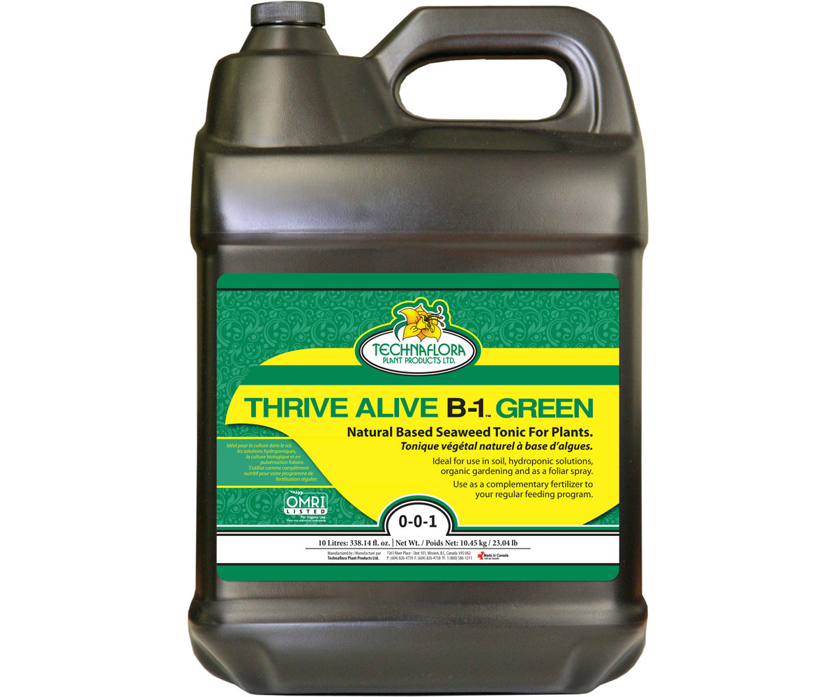 herbicide biologique Thrive Alive B1 Green, 10 lt – World Of Organics Garden Supply